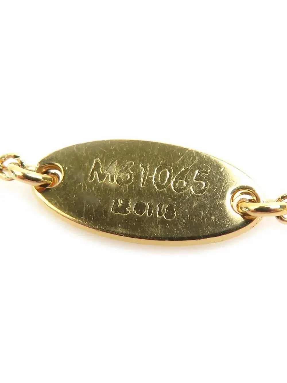 Auth Louis Vuitton Lv&Me J Necklace #302694L26B